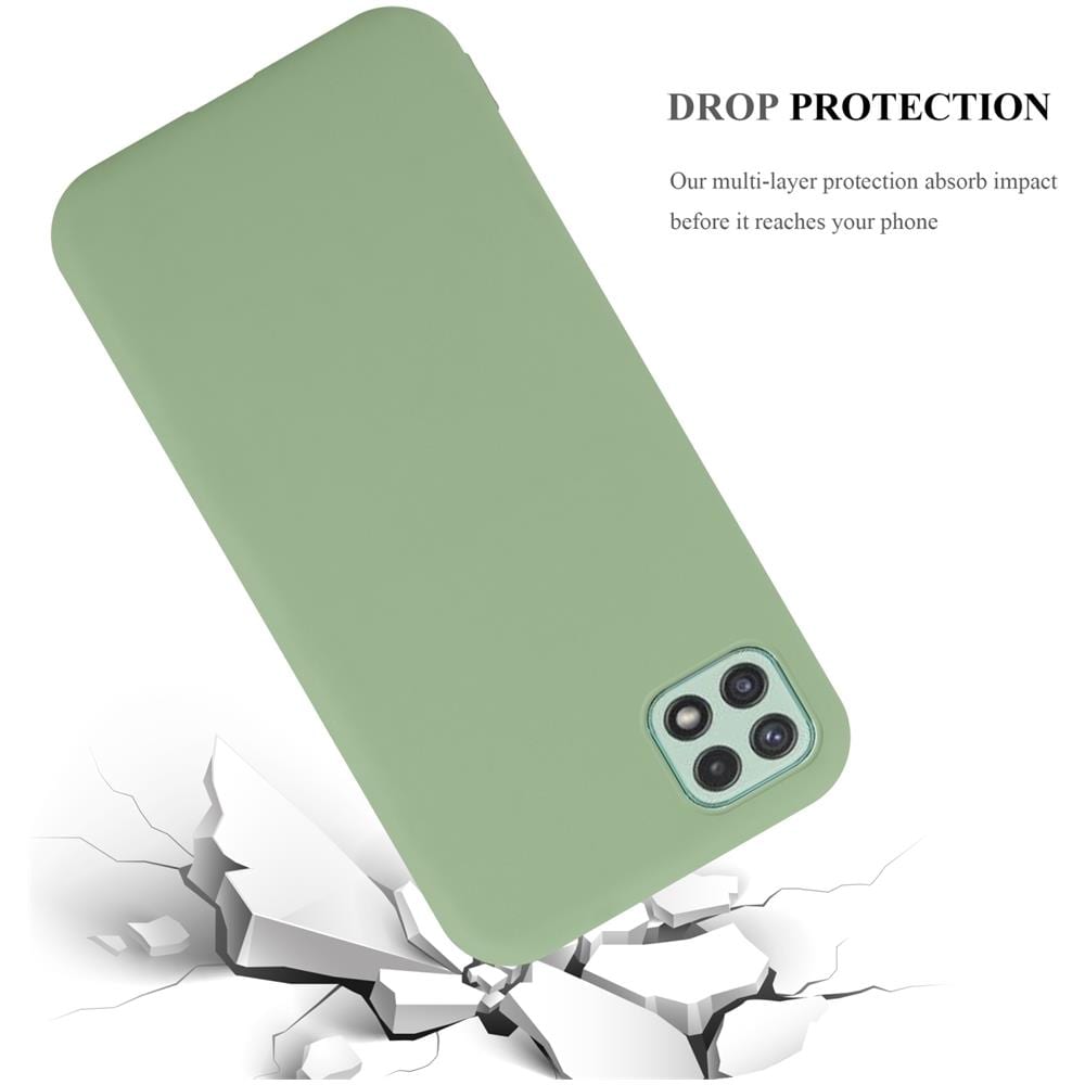Custodia Compatibile Con Samsung Galaxy A22 5g In Candy Pastello Verde - Coperchio Protettivo In Silicone Tpu Flessibile - Foto 8