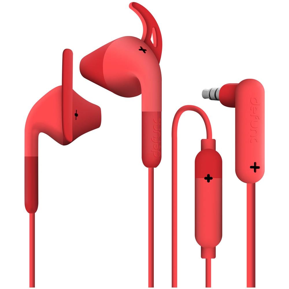 Auricolari Jack 3,5 Mm, Telecomando Microfono, Cavo 1,2 M Sport Rosso - Foto 1