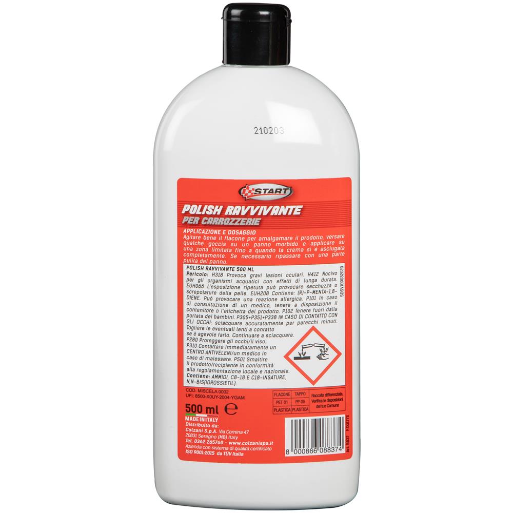 Polish Ravvivante Carrozzeria Auto 500 Ml Effetto Brillante - Foto 2