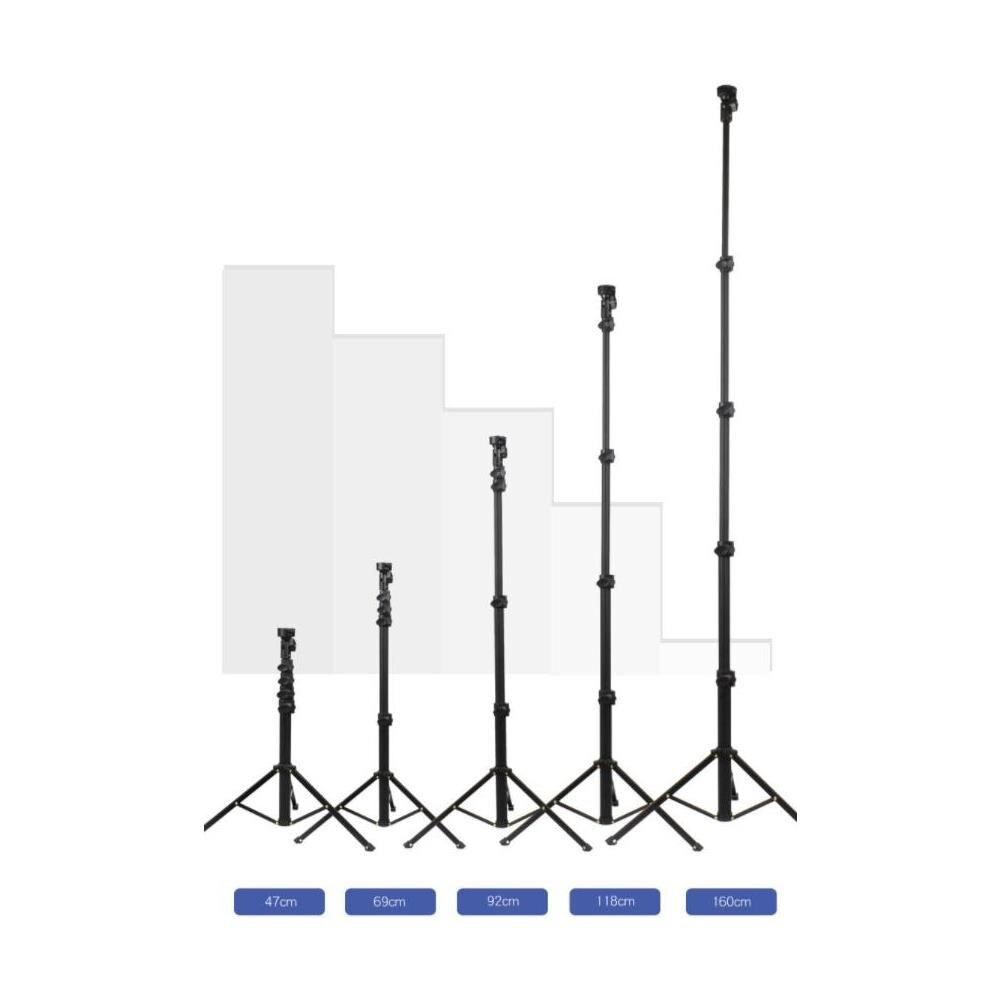 Supporto Mobile / Supporto Per Fotocamera Selfie Stick Treppiede (45-160 Cm) - Foto 2