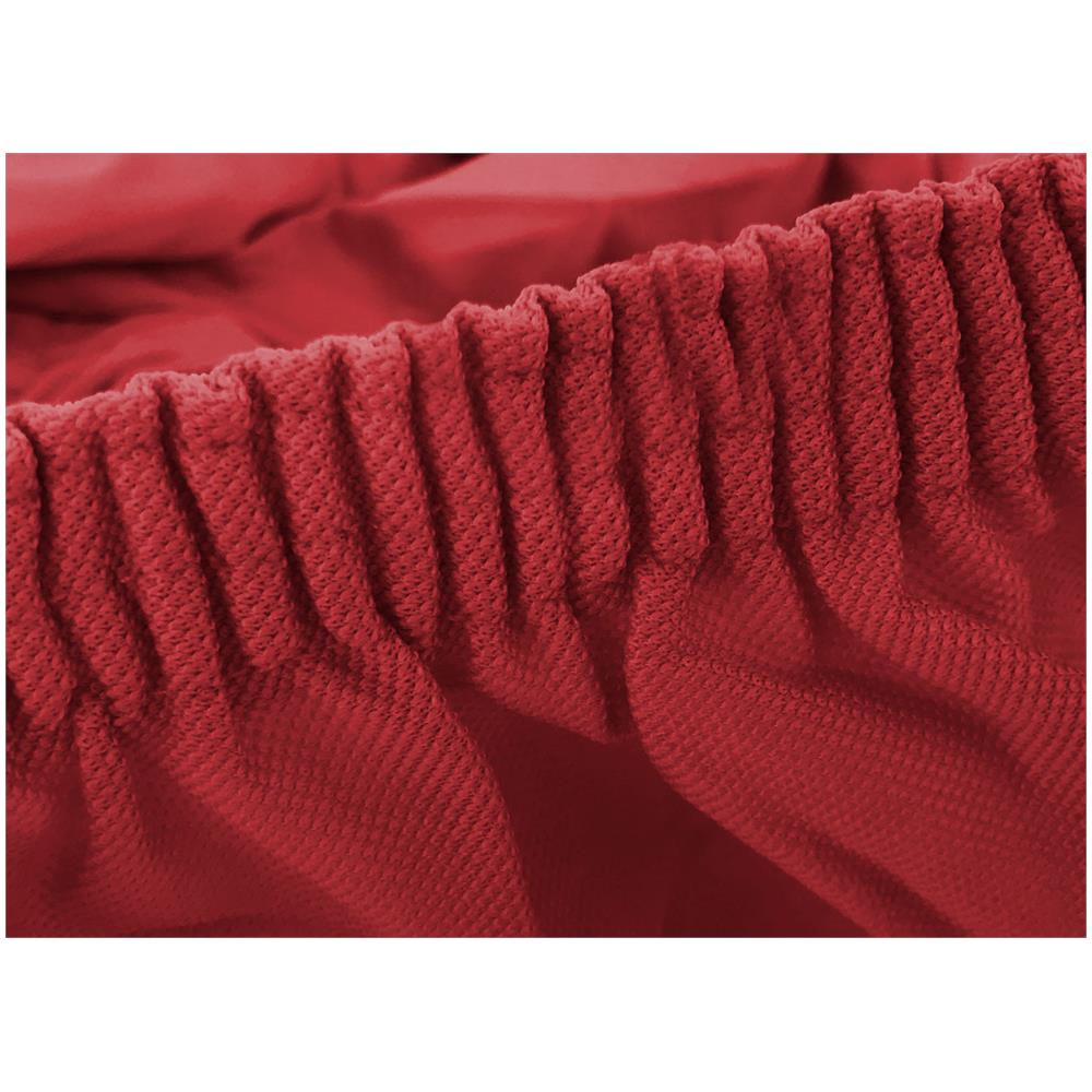 Copriseduta Per Divano Elasticizzato Antimacchia Genius In Tinta Unita Coppia Maxi Rosso 1016 - Foto 5