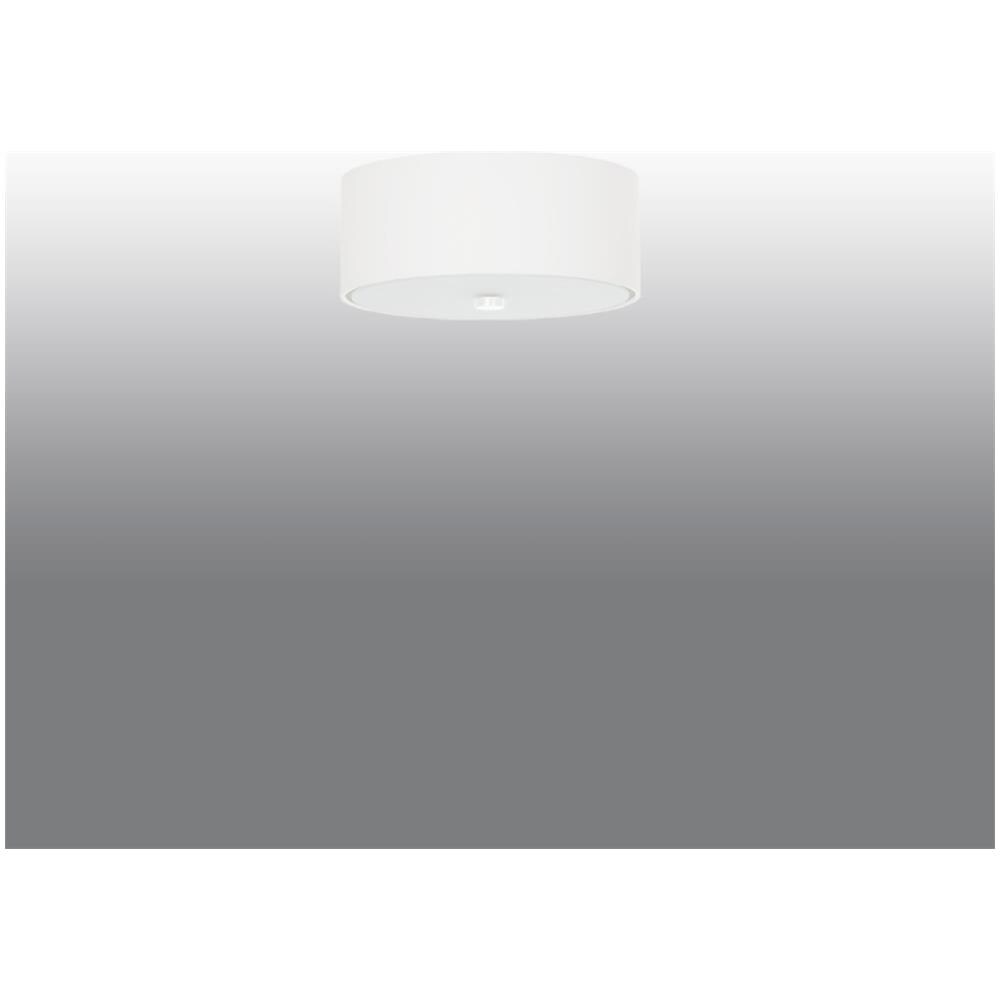 Sollux Lighting Lampada A Soffitto Skala 30 Bianco Sl.0759 - Minimalista Lampade Da Soffitto Bianco 22x30x30 Cm - Foto 2