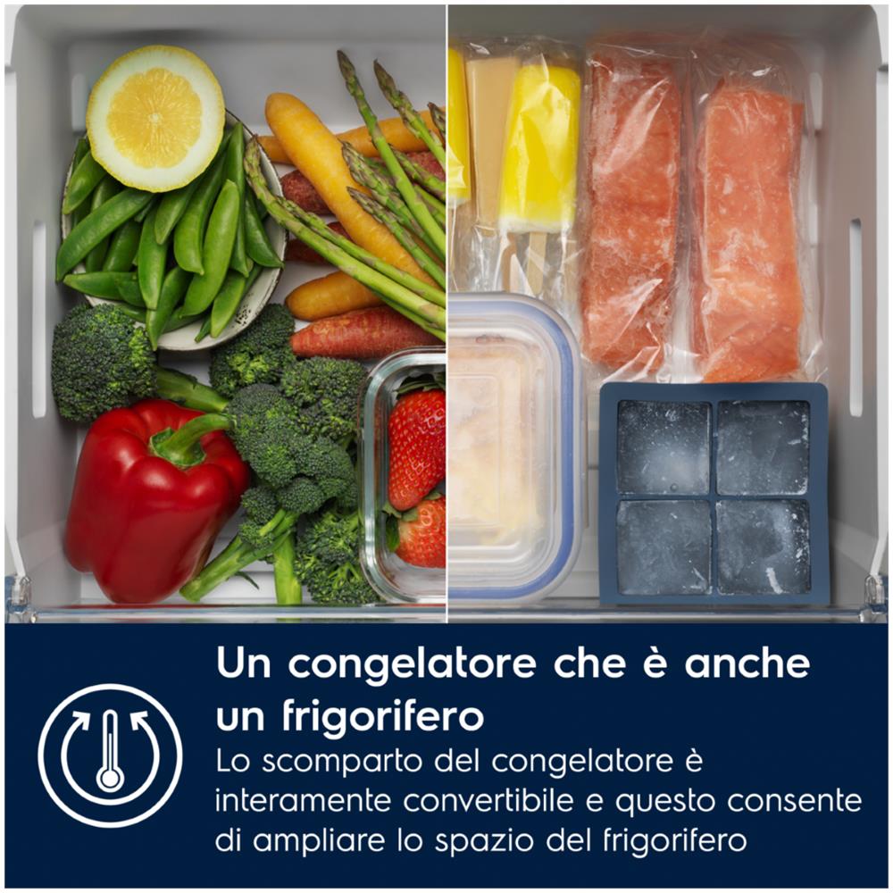 Frigorifero Combinato da Incasso Serie 900 MultiChill ENV9MD18S Total No Frost Classe D Capacità Netta 227 Litri - Foto 5