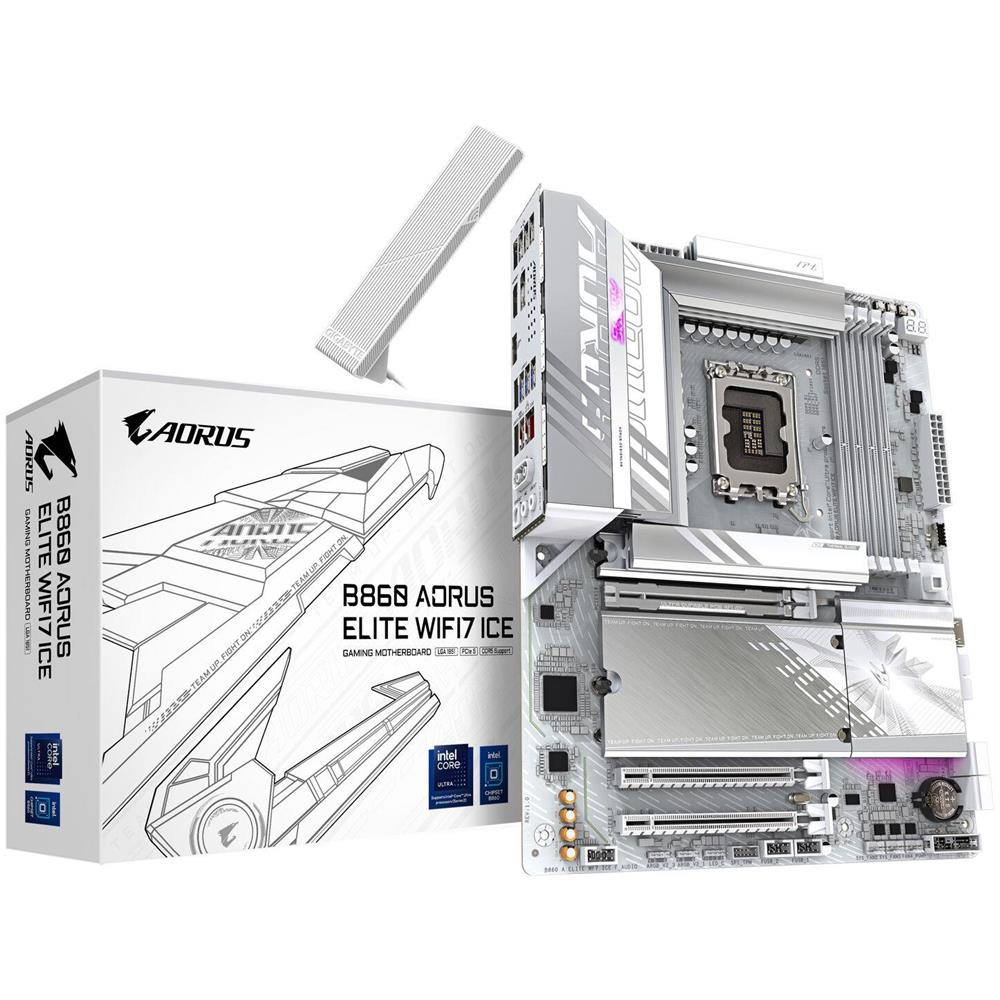 Scheda Madre B860 Aorus Elite WiFi7 ICE Socket LGA 1851 Chipset B860 ATX - Foto 1