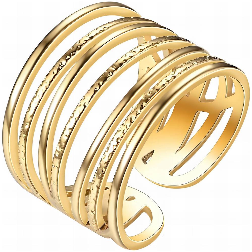 Anello Luna Collection - ispirazione celestiale con oro 18K e lavorazione di lusso - Foto 1