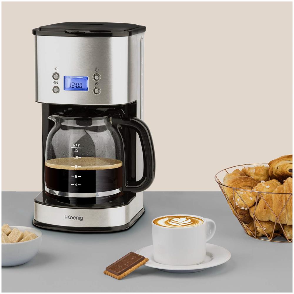 MG30 Macchina Caffè Americano 20 Tazze Potenza 1000 Watt Colore Nero / Acciaio Inox - Foto 5