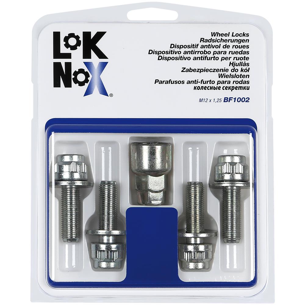 Bulloni Antifurto Lok-nox M12x1,25, Flat, 35,3mm - Foto 2