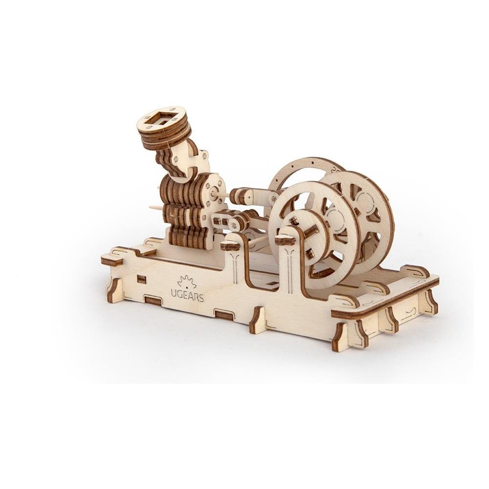 Puzzle in Legno 3D - Motore Pneumatico - 81 Pezzi - Foto 1