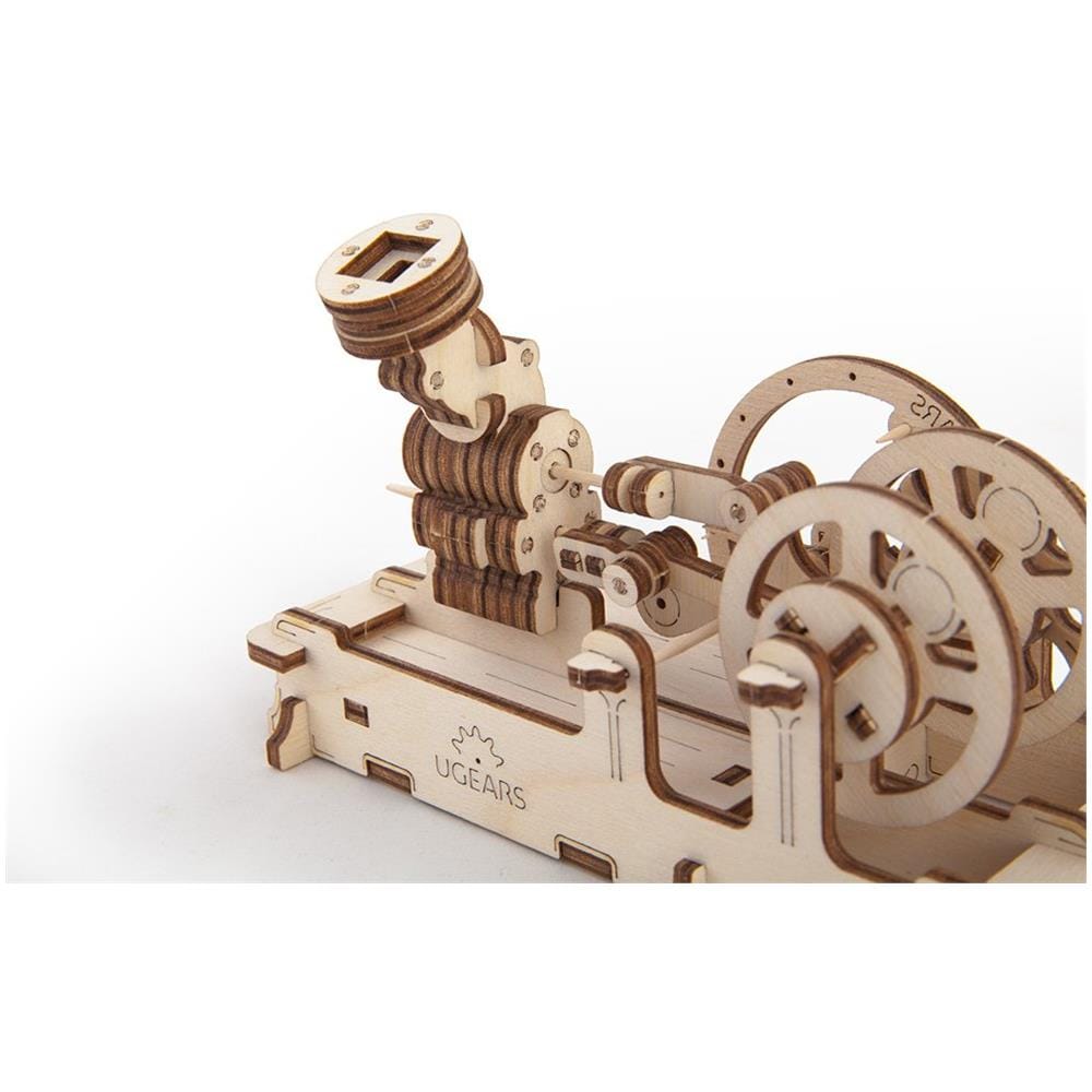 Puzzle in Legno 3D - Motore Pneumatico - 81 Pezzi - Foto 2