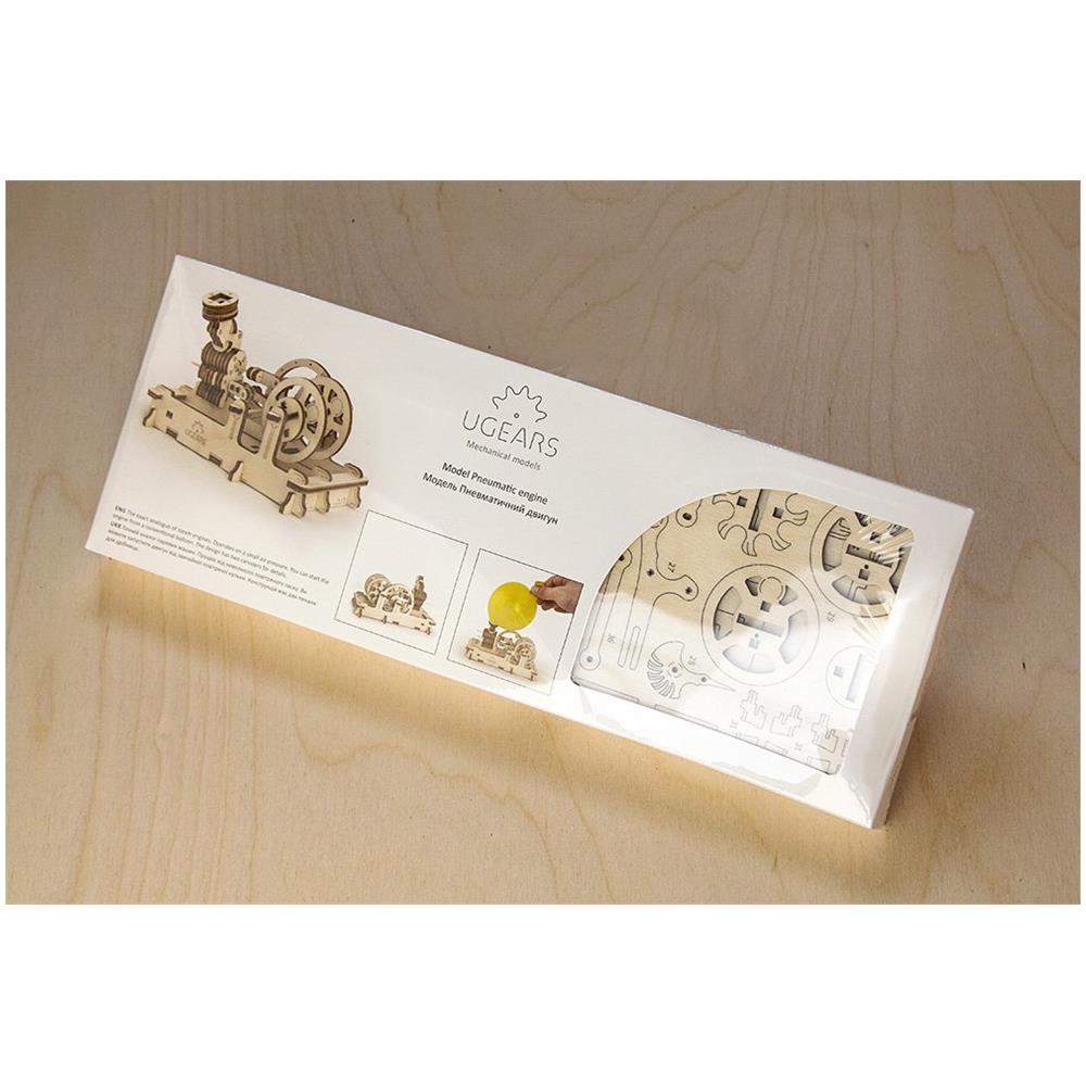 Puzzle in Legno 3D - Motore Pneumatico - 81 Pezzi - Foto 9