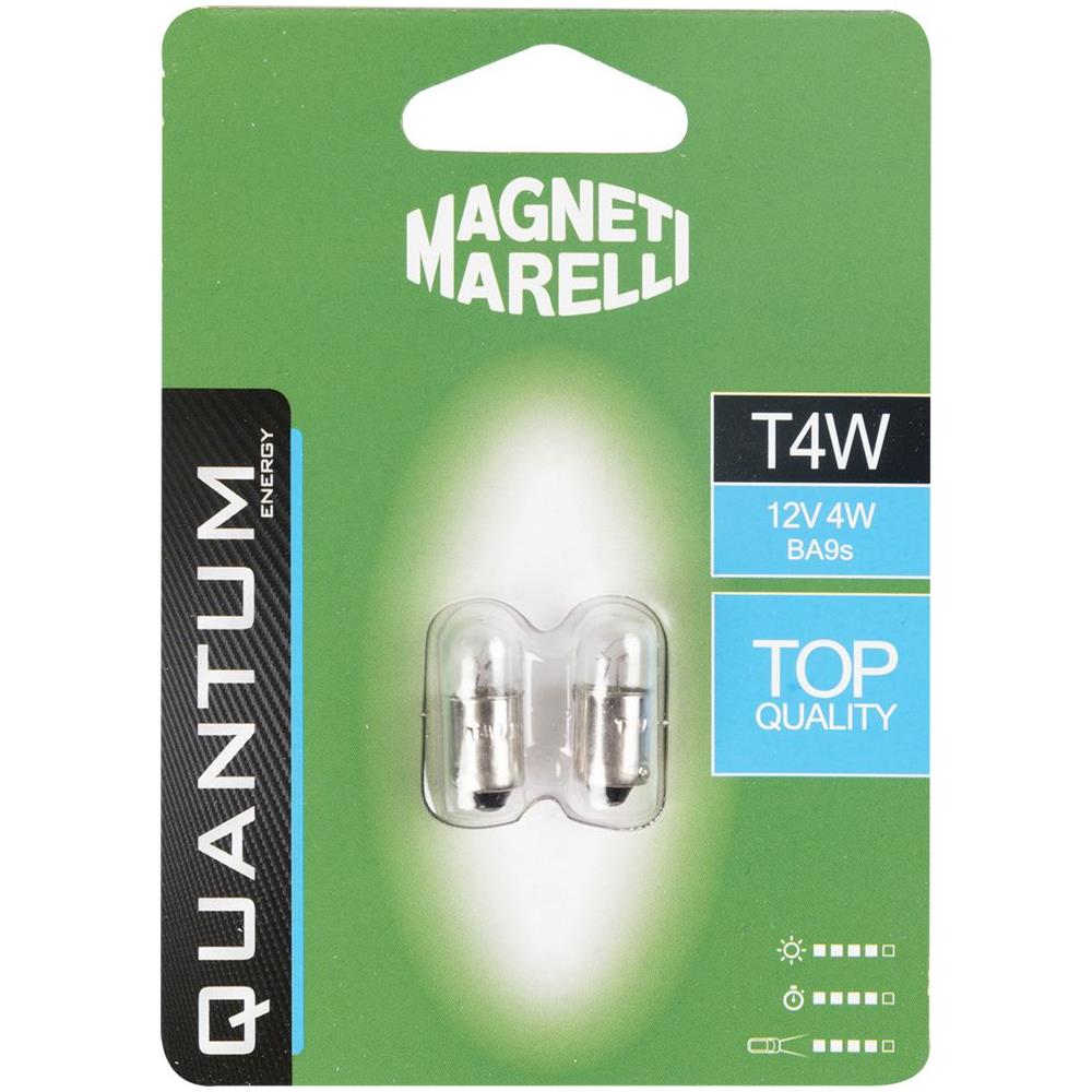 T4w Coppia Lampadine Auto 12v 4w Attacco Ba9s - Foto 2