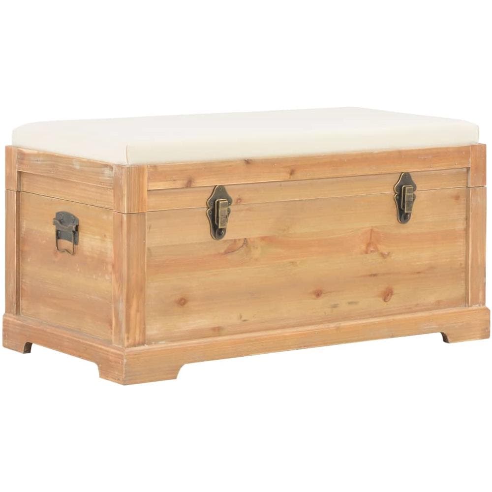 Cassapanca Con Cuscino 80x40x40 Cm Mdf - Foto 1