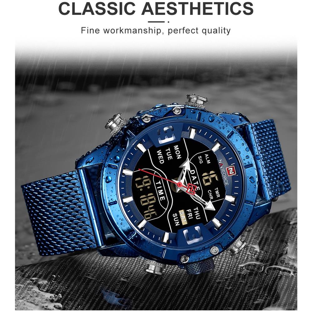 INLAW - Orologi Da Uomo Di Marca Top Orologi Sportivi Da Uomo Di Lusso Da  Uomo Orologio Da Polso Digitale A Led Al Quarzo Da Uomo (blu) - ePRICE