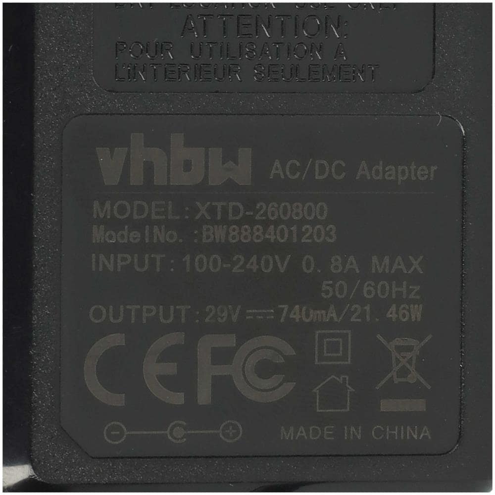 Alimentatore / Caricabatterie Compatibile Con Rowenta X-force Flex Rh9638wo, Rh9639wo, Rh967, Rh9677wo Aspirapolvere A Batteria - 200 Cm - Foto 8