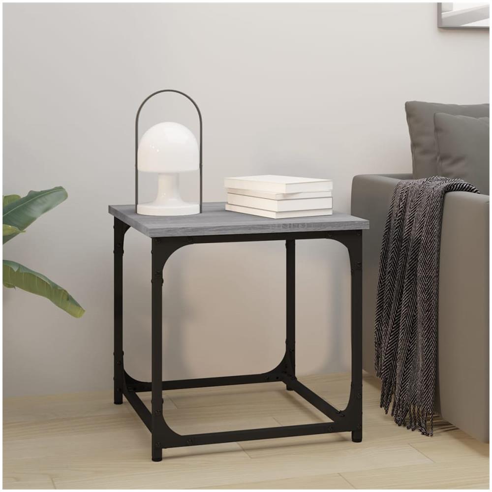 Tavolino Grigio Sonoma 40x40x40 Cm In Legno Multistrato - Foto 1