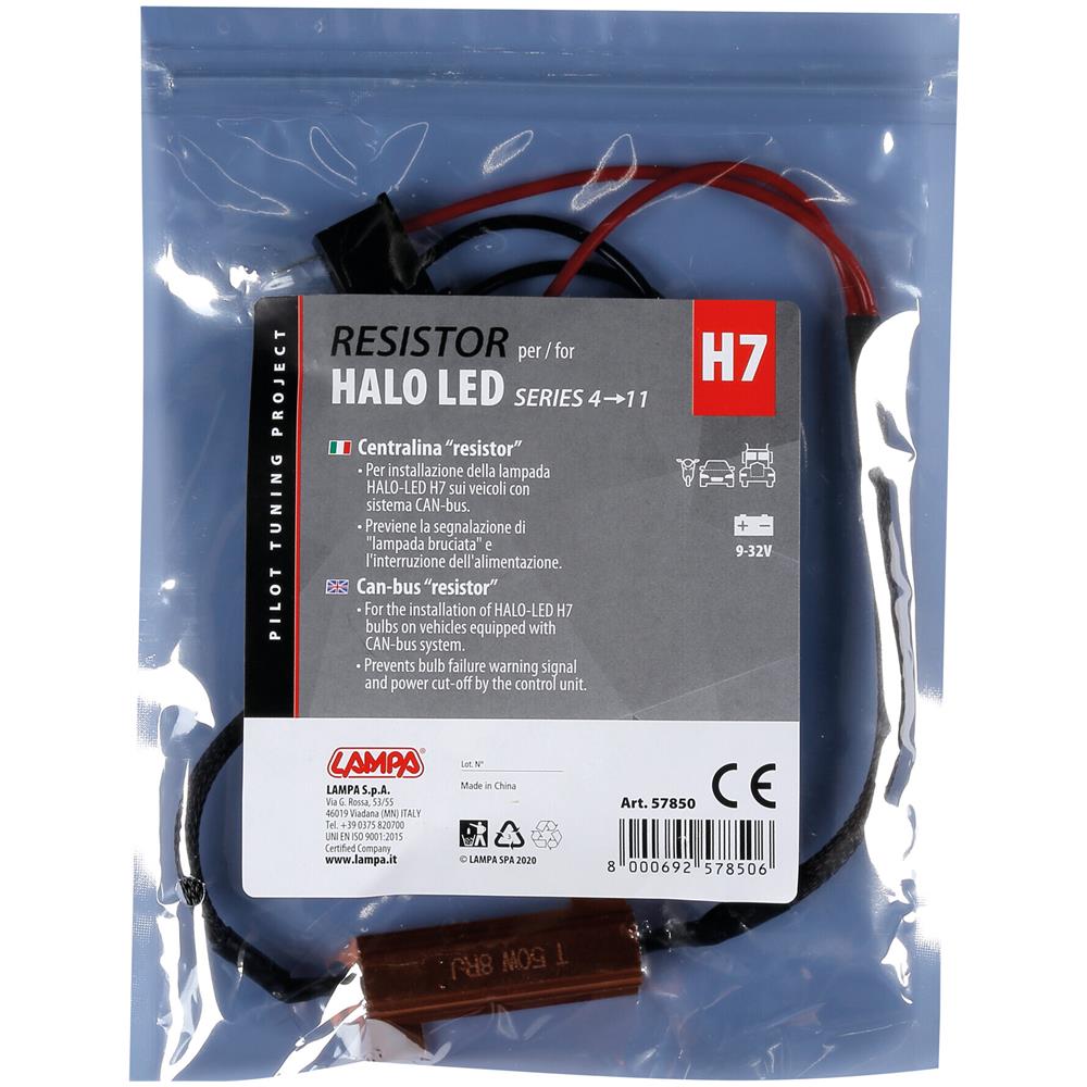 Halo Led Serie 4/11 - Centralina Resistor, 9/32v - H7 - Foto 2