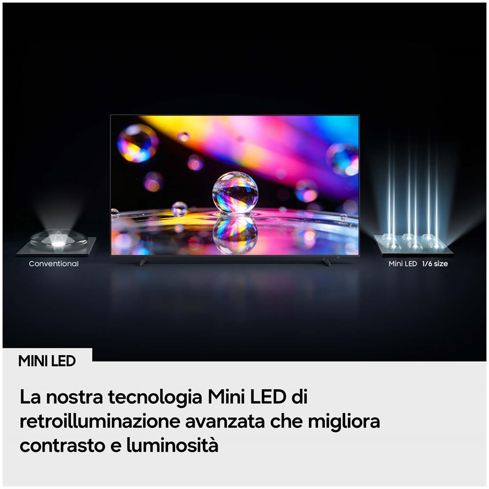 UE55M80HAUXZT Smart TV 55" Mini LED 4K Vision AI 144Hz Nero - Foto 8
