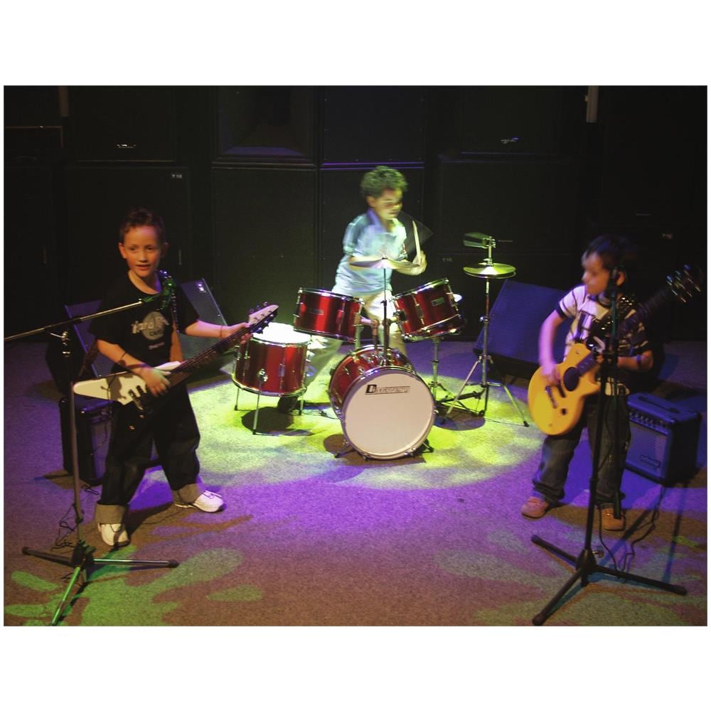 Batteria Acustica Per Bambini, 3 Pezzi, Rossa Dimavery Jds-305 - Foto 5