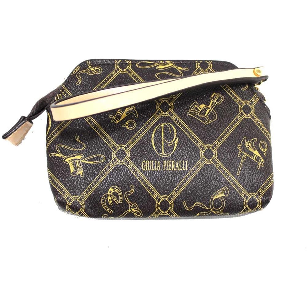 GIULIA PIERALLI - Portamonete Donna In Pvc Portafoglio Pochette Borsetta Al  Polso Con Zip Coffee - ePRICE