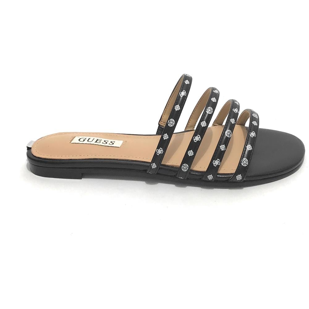 Scarpe Guess Sandalo Cevana Ecopelle / Pelle Nero / Bianco Ds21gu02 Fl6cvnfal19 - Foto 1