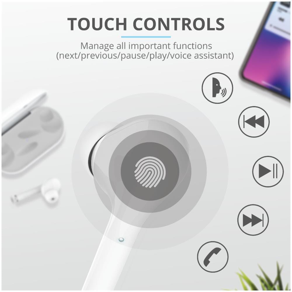 Nika Cuffia Auricolare Bluetooth Bianco - Foto 6