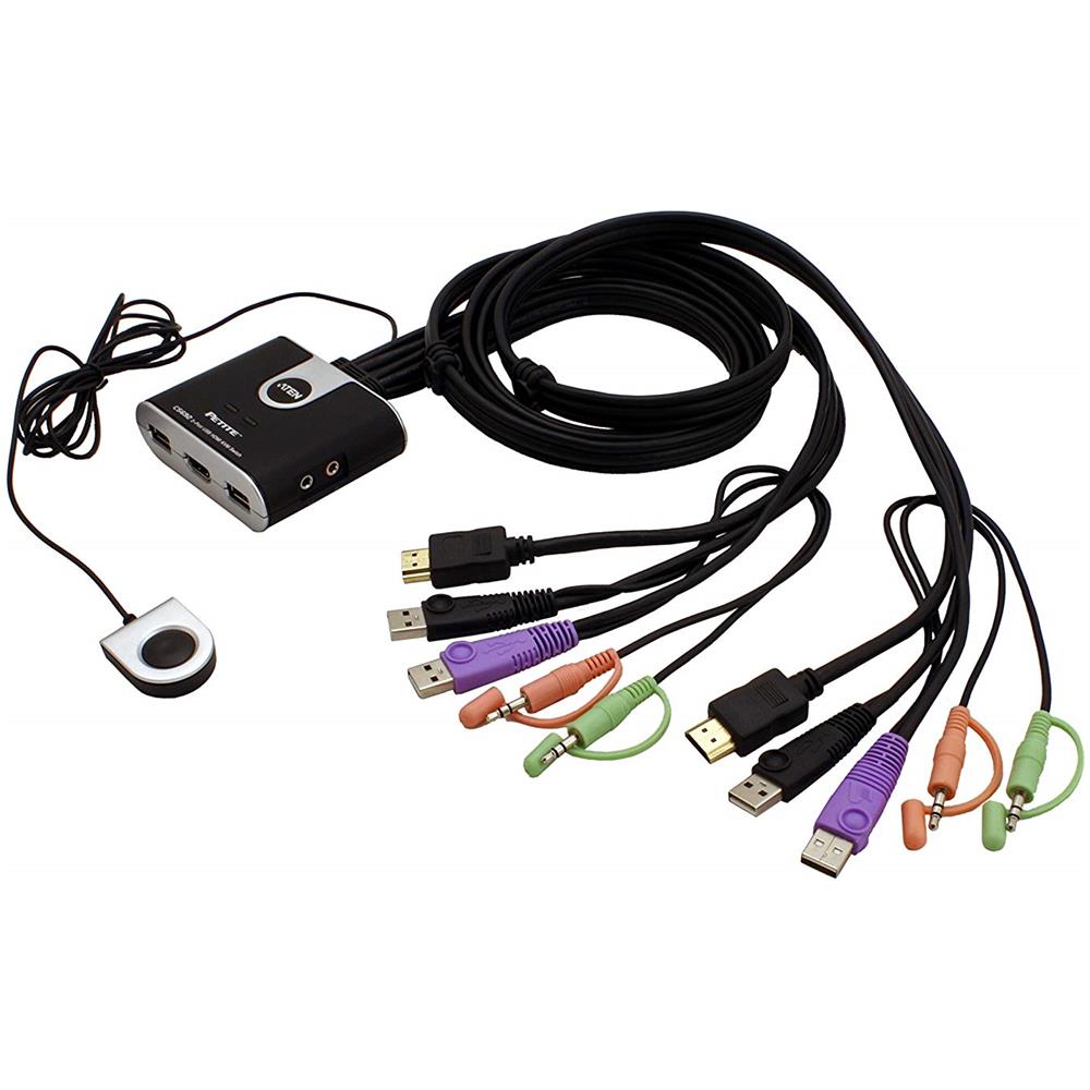 CS692, USB, USB, HDMI / DVI-I, 1920 x 1200 Pixels, 1920 x 1200 Pixels, Nero - Foto 2