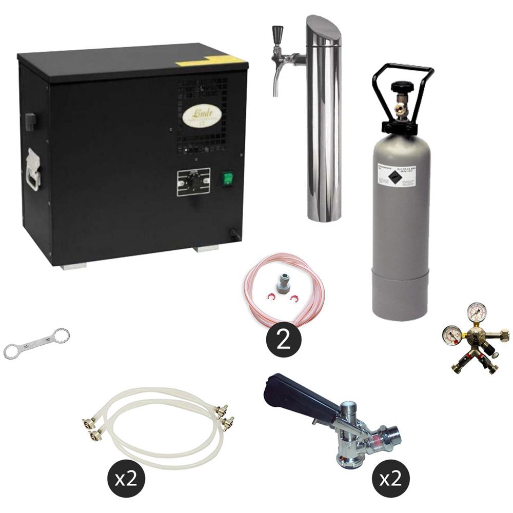 Set Completo Da Sottobanco Spillatore Birra, As-40, Motore Refrigerante A 2 Linee - Foto 1