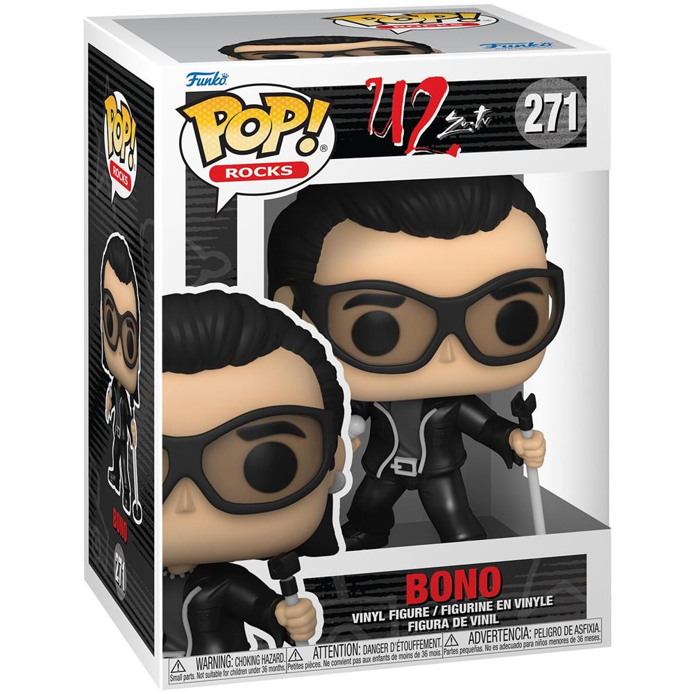 U2 Pop! Rocks Vinyl Figure Zoo Tv Bono 9 Cm - Foto 6