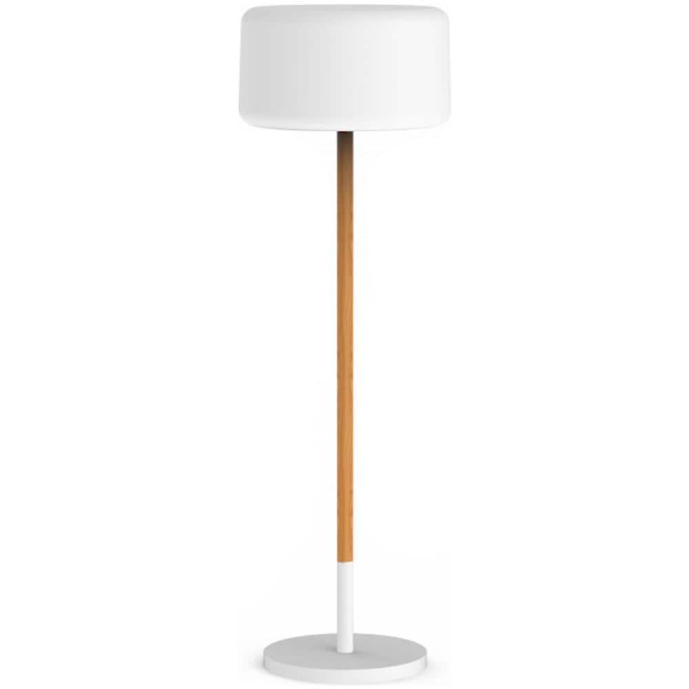Lampada Da Terra Da Esterni Led Rgbw 4.5w Chloe Plant Solar Smarttech Legno 1550x450 Mm Pe - Foto 4