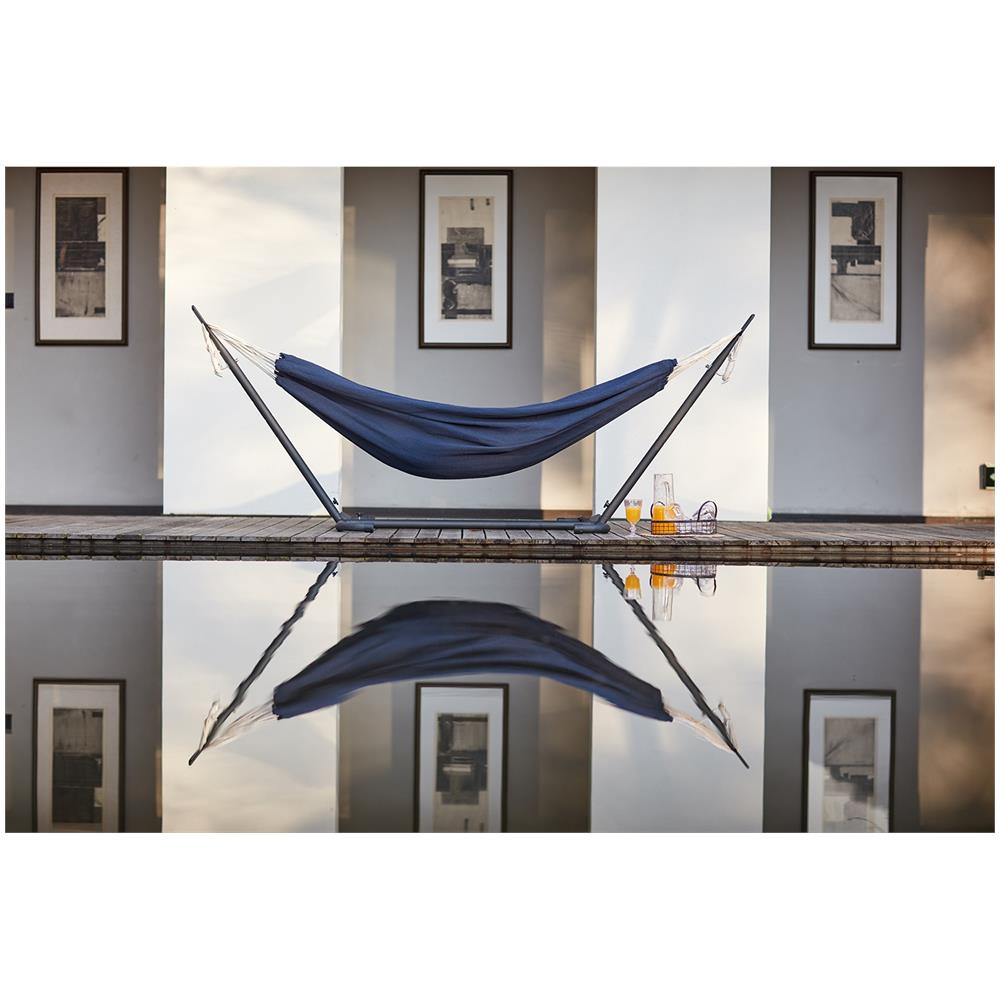 Copacabana Amaca Con Supporto Di 2,6 M Con Tela Blu - Foto 2