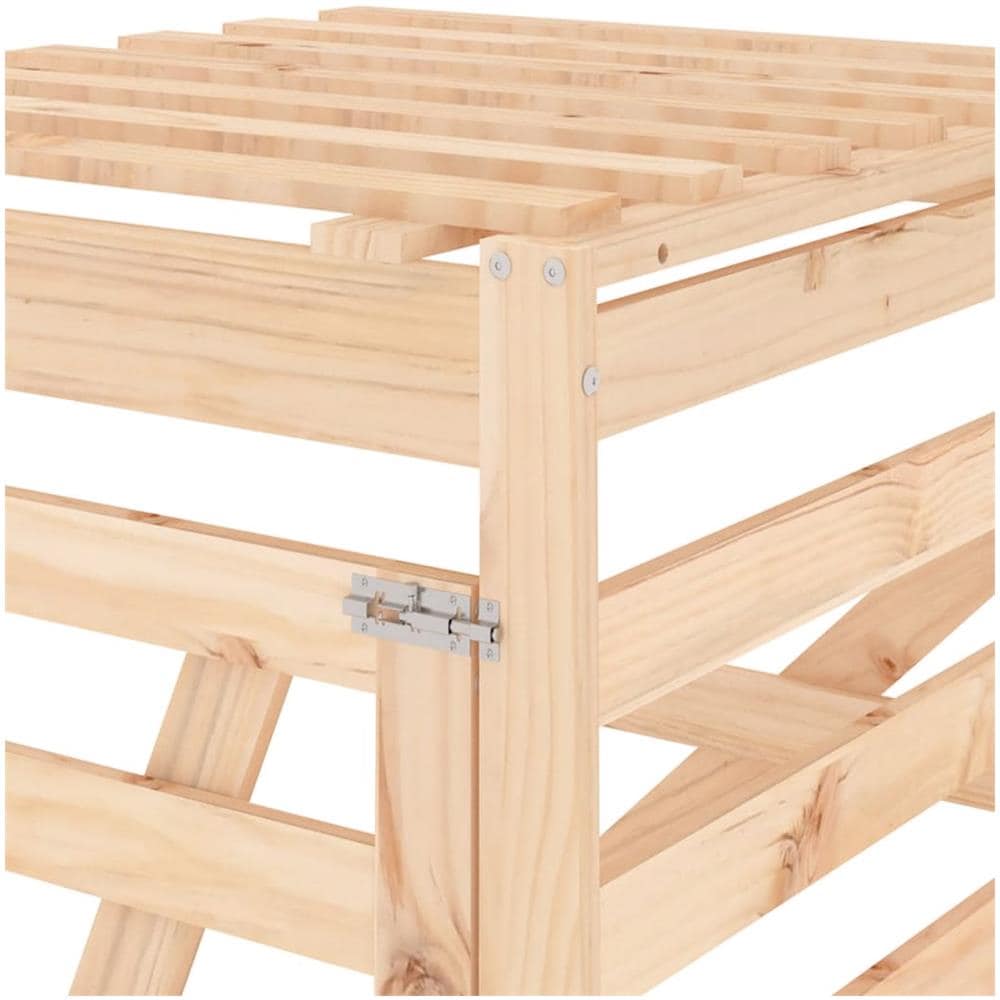 Estensione Copribidone In Legno Massello Di Pino - Foto 2
