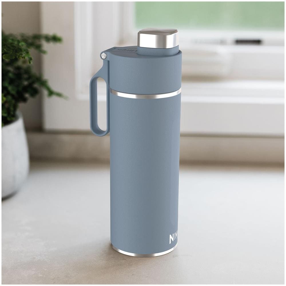 Thirsti Uso Quotidiano, Fitness, Trekking, Sport 700 ml Plastica, Acciaio inox Blu - Foto 9