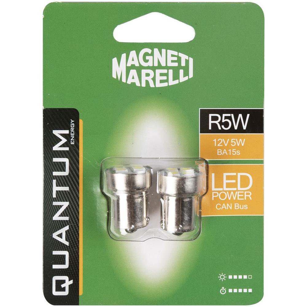 R5w Coppia Di Lampadine Auto Led 4smd 12v Attacco Ba9s - Foto 2