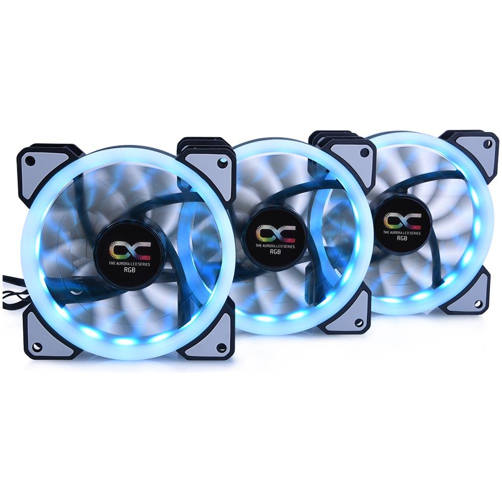 Eiszyklon Aurora Lux Digital Rgb - 3er Kit (120x120x25mm) - Foto 1