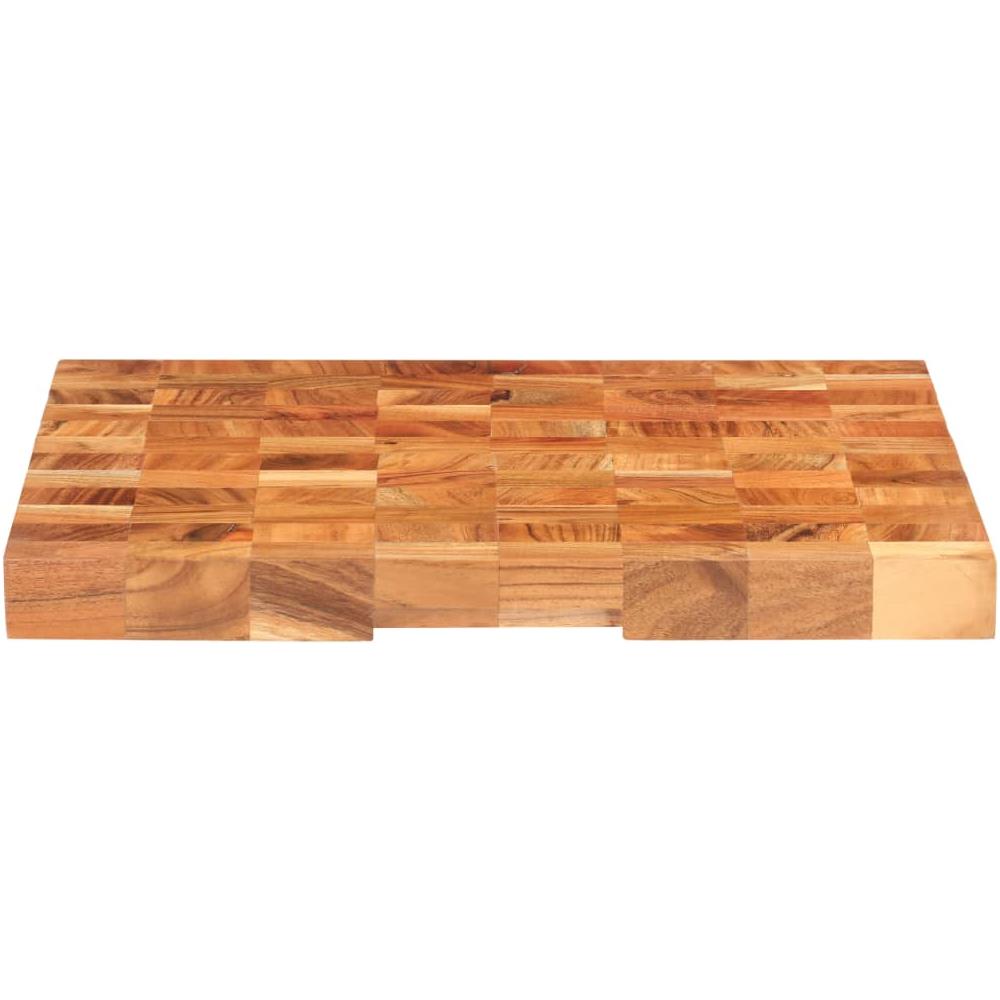 Tagliere 60x40x3,8 Cm In Legno Massello Di Acacia - Foto 2