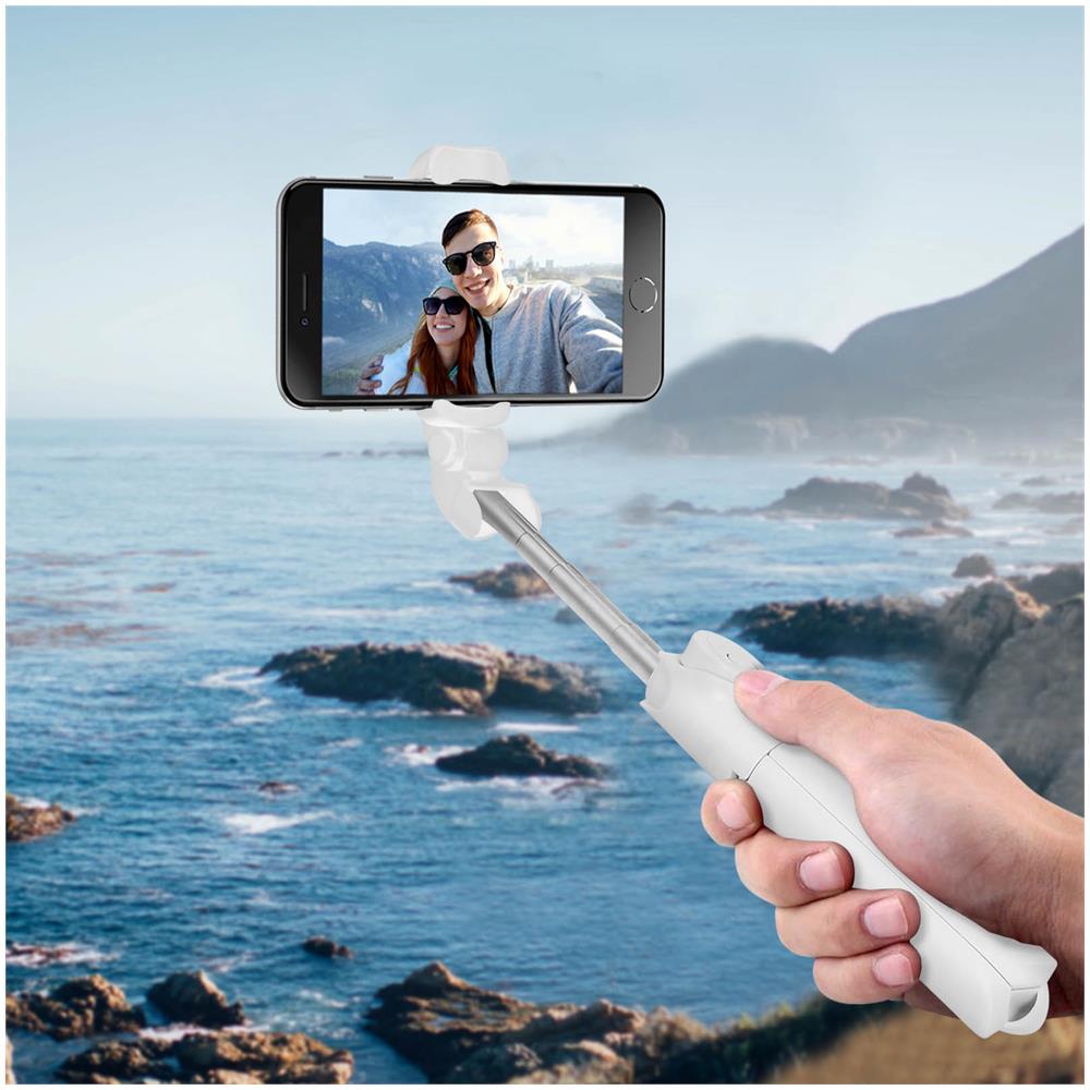 Asta Selfie Con Treppiede Telecomando Bluetooth Braccio Estensibile 68 Cm - Foto 5