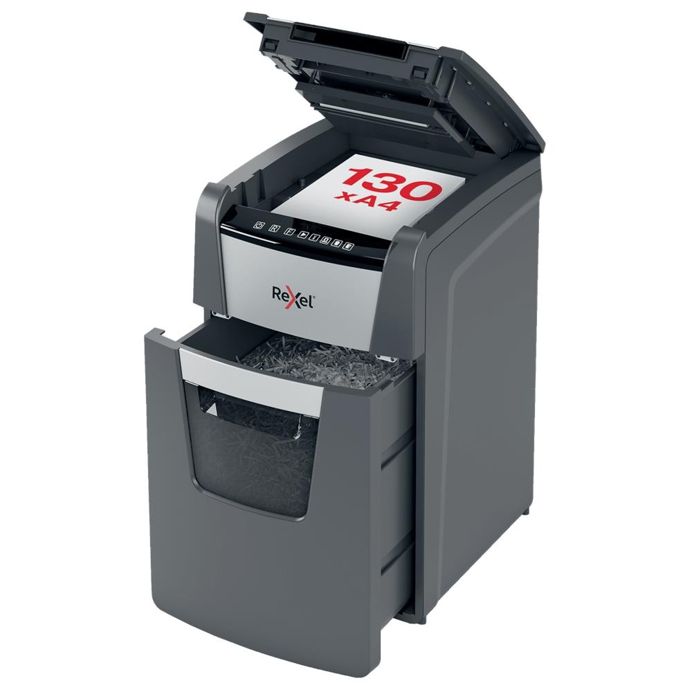 Distruggidocumenti Automatico Optimum AutoFeed+ 130X con Taglio a Frammenti - Foto 1