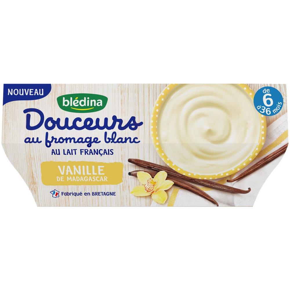 Dessert Bébé Dès 6 Mois, Au Fromage Blanc Vanille De Madagascar - Foto 1