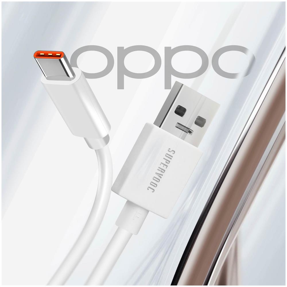 Cavo Da Usb A Usb-c Originale Supervooc 65w Bianco 1 Metro - Foto 2