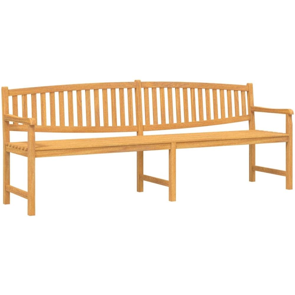 Panca da Giardino 228x59,5x90 cm in Legno Massello di Teak - Foto 1