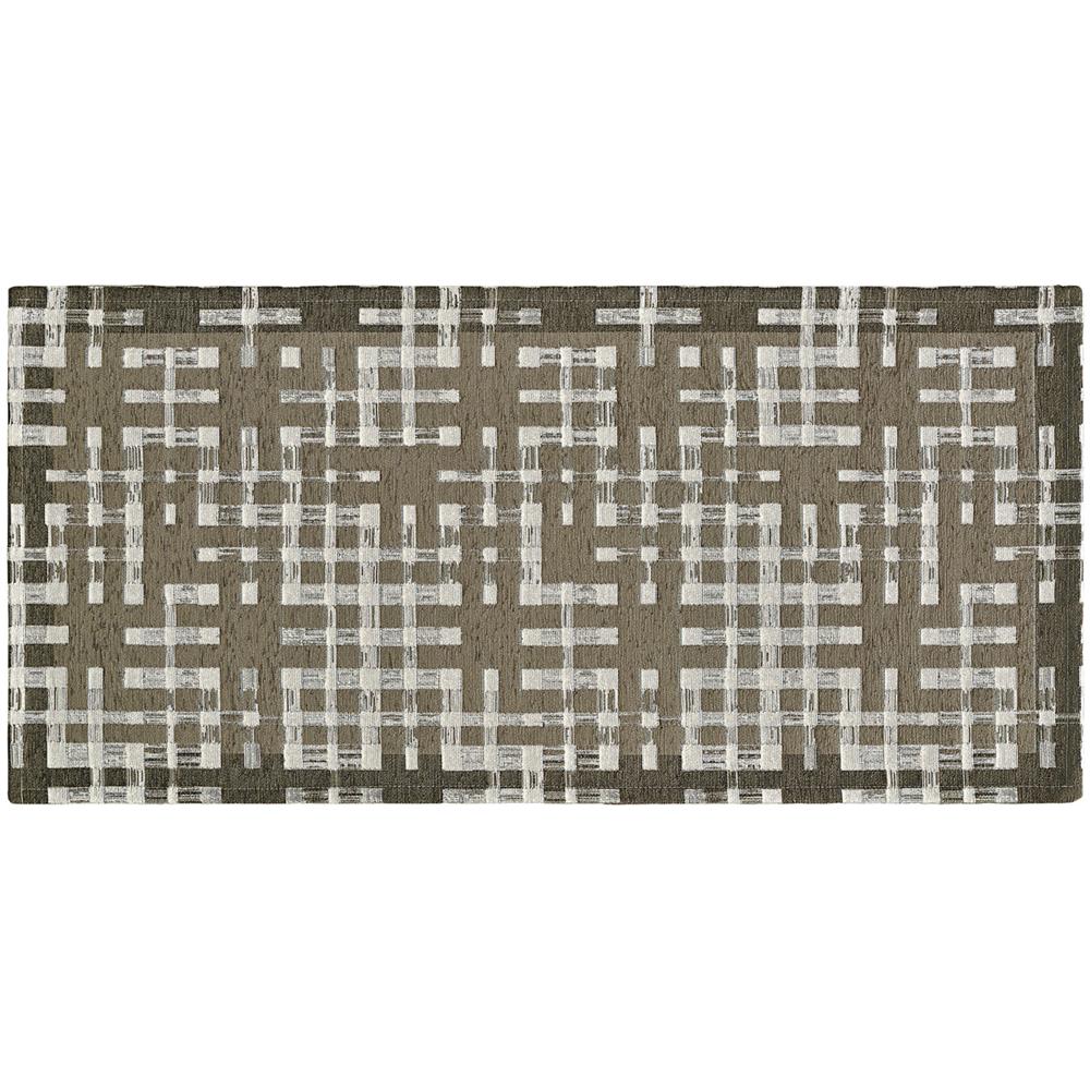 Tappeto Arredo Salotto Antiscivolo Scendiletto Camera Dis. Dama By Suardi 140x200 Fango - Foto 1