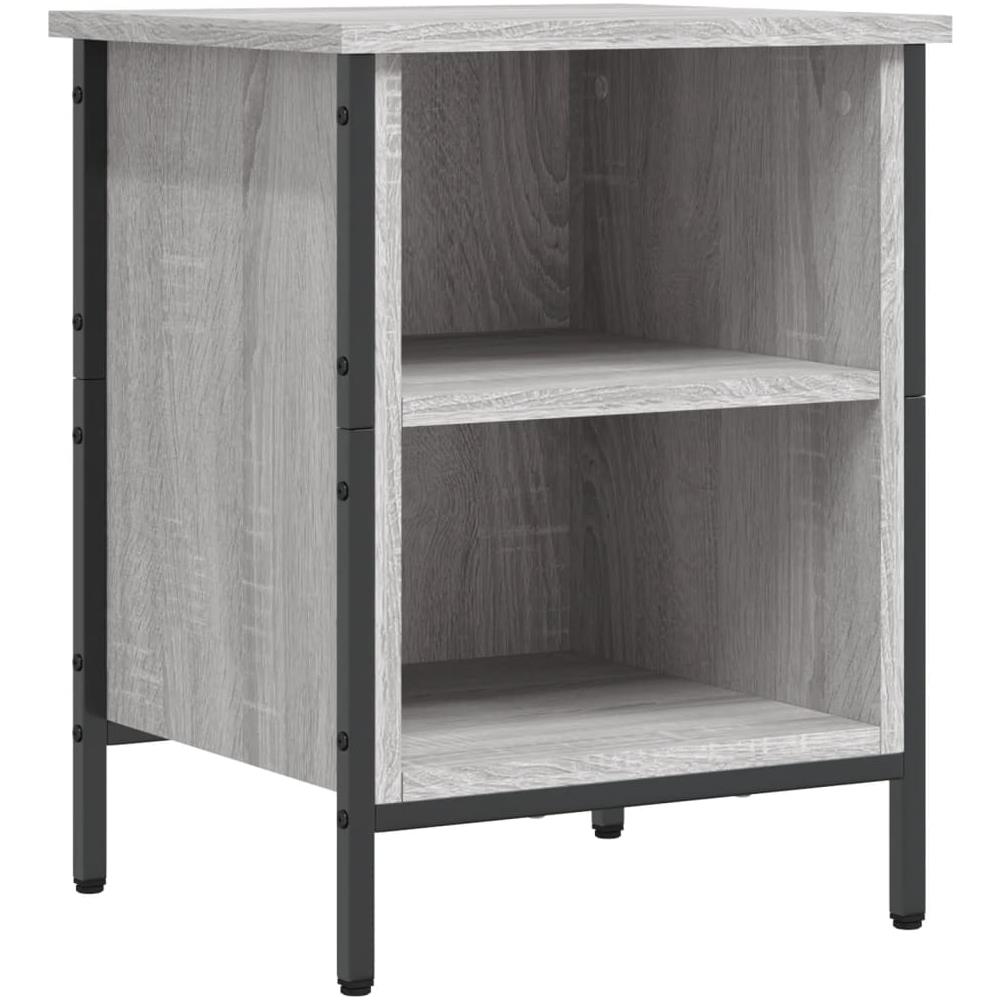 Scarpiera Grigio Sonoma 38x35x50 Cm In Legno Multistrato - Foto 2