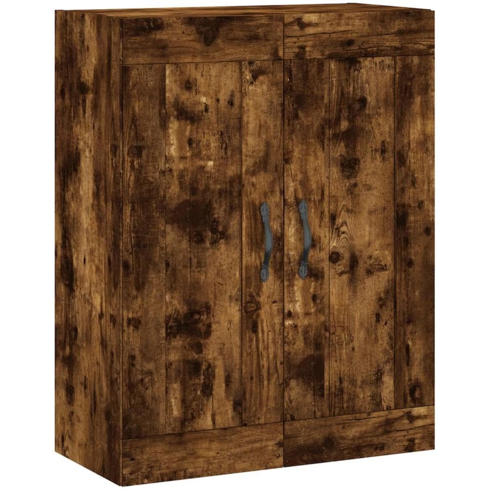 Mobile A Parete Rovere Fumo 69,5x34x90 Cm In Legno Multistrato - Foto 2