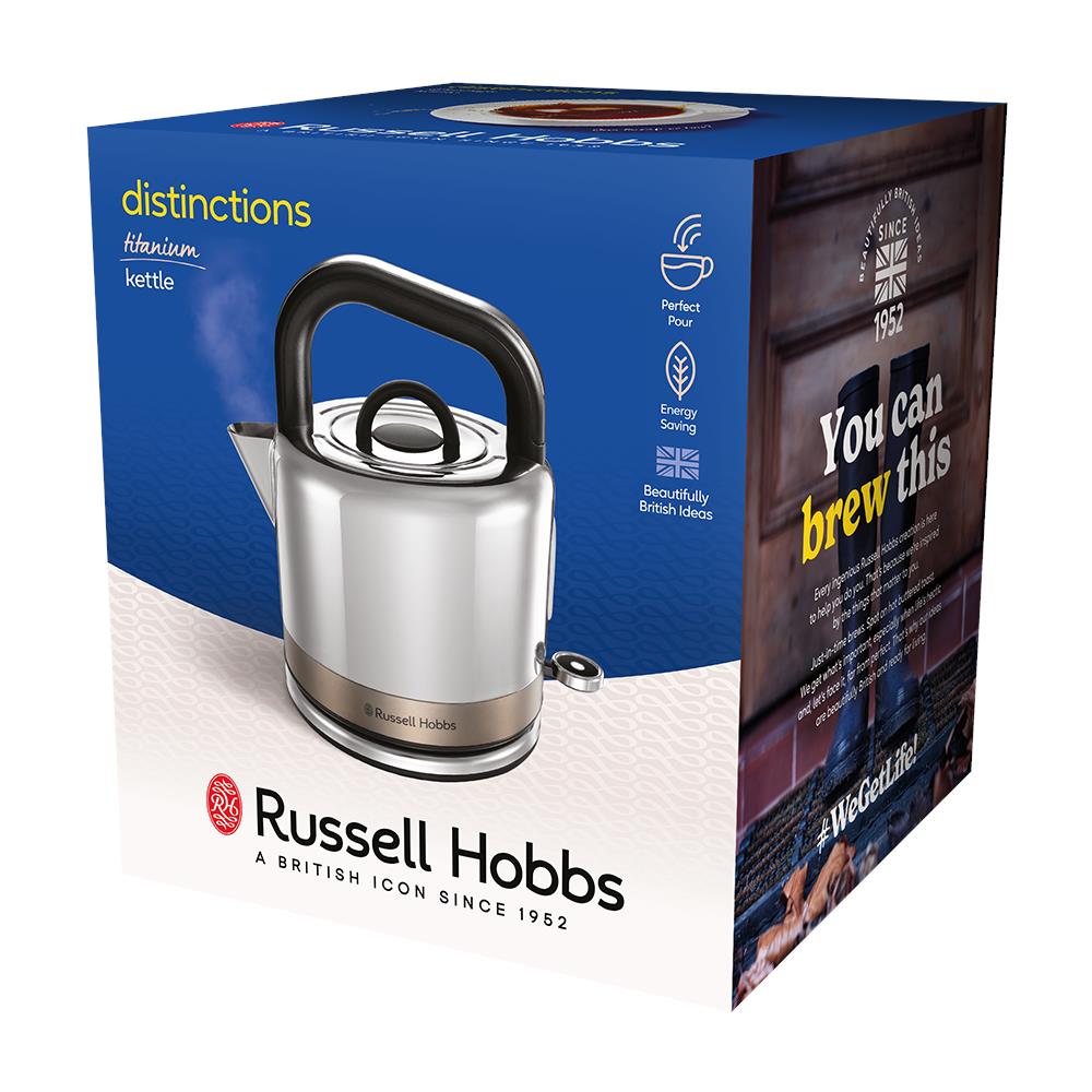 26422-70 bollitore elettrico 1,5 L 1350 W Stainless steel, Titanio - Foto 11