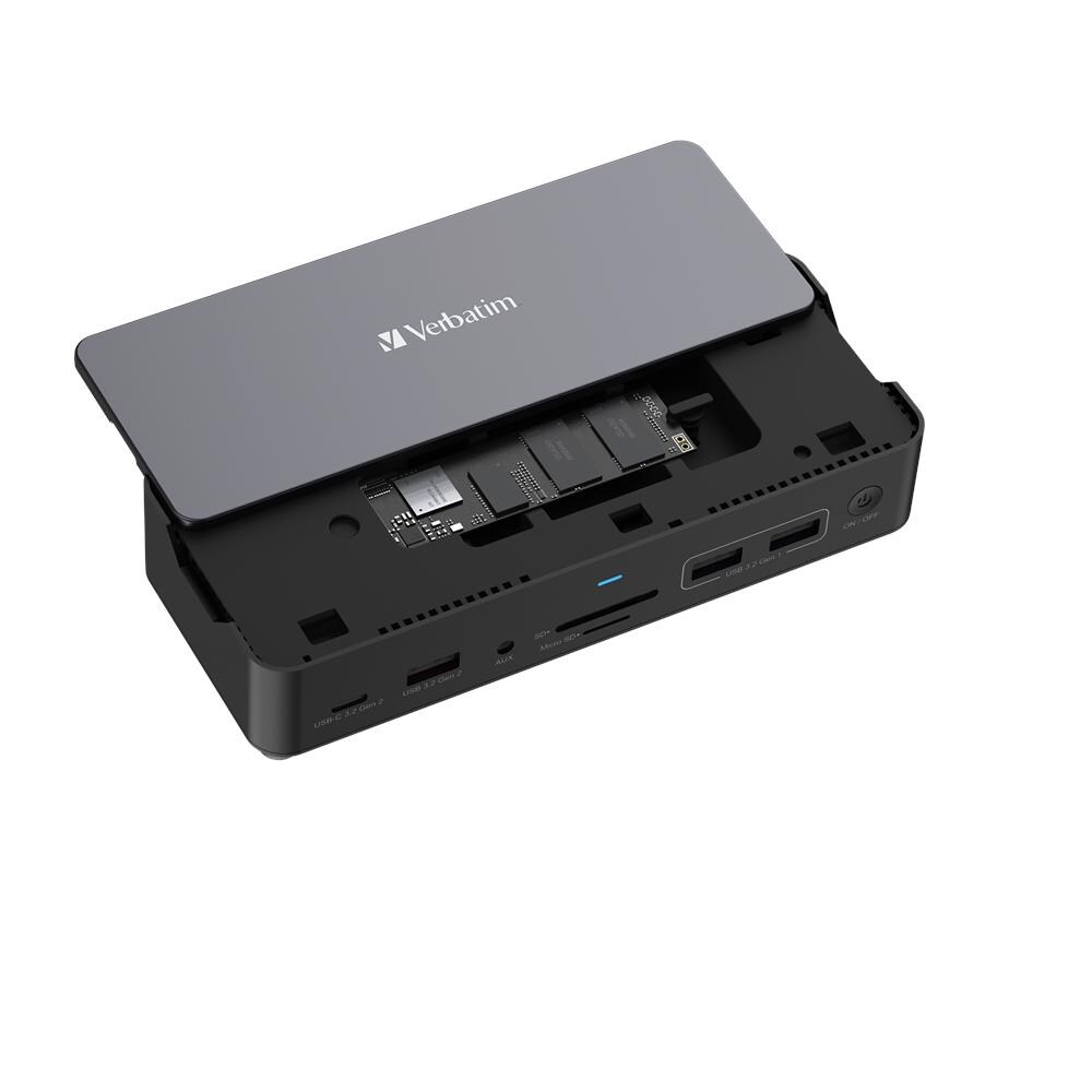 CDS-15SSD Cablato USB 3.2 Gen 1 (3.1 Gen 1) Type-C Nero, Grigio - Foto 2