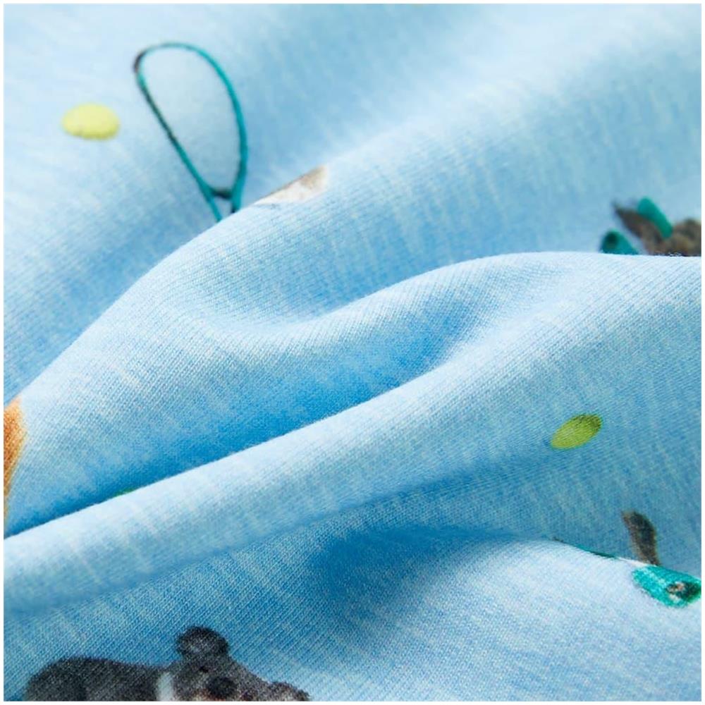 Felpa da Bambino Azzurro Mélange 104 - Foto 7