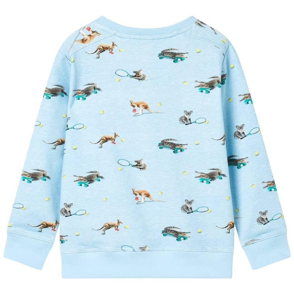 Felpa da Bambino Azzurro Mélange 104 - Foto 2