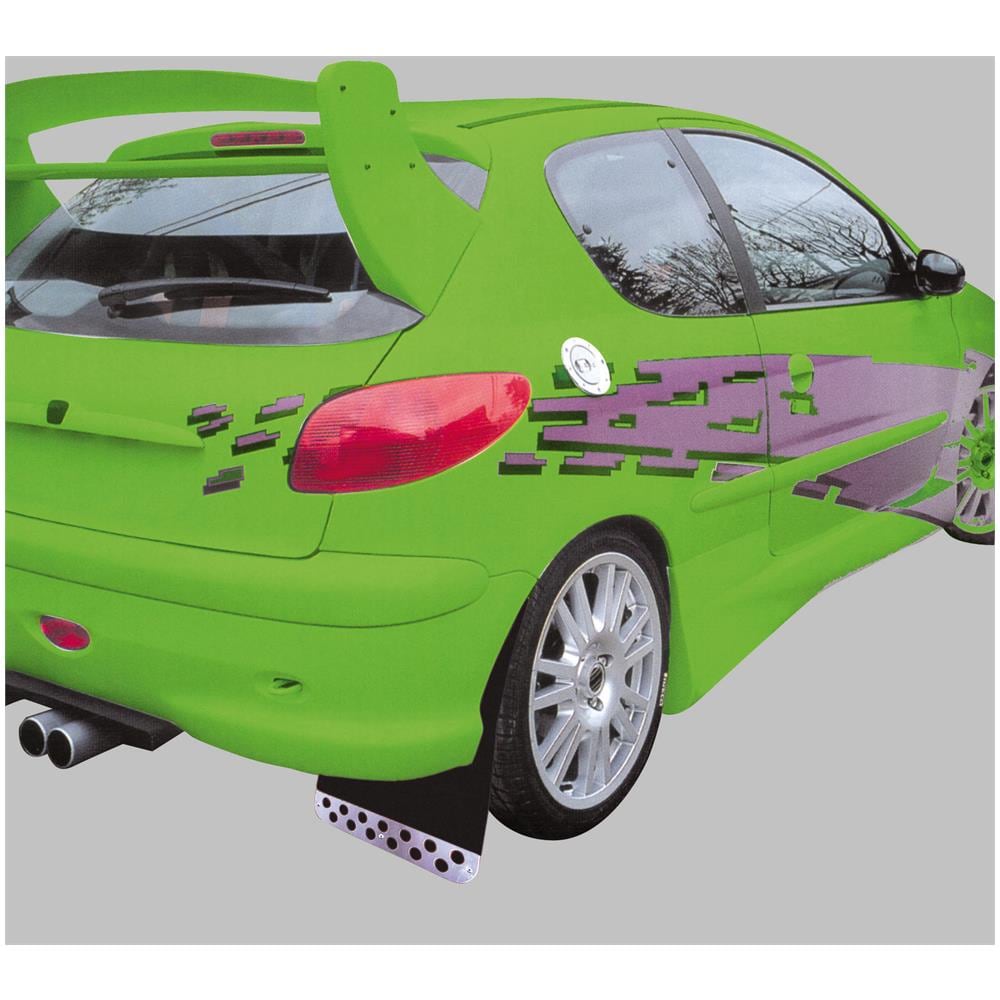 Paraspruzzi Int Auto Nero Lunghezza 23 Cm Universali Ultraleggeri In Plastica Antiurto Con Griglia In Lega Di Alluminio Kit Viti Di Montaggio In Dotazione Adatti Per Il Montaggio Posteriore E Anteriore - Foto 10