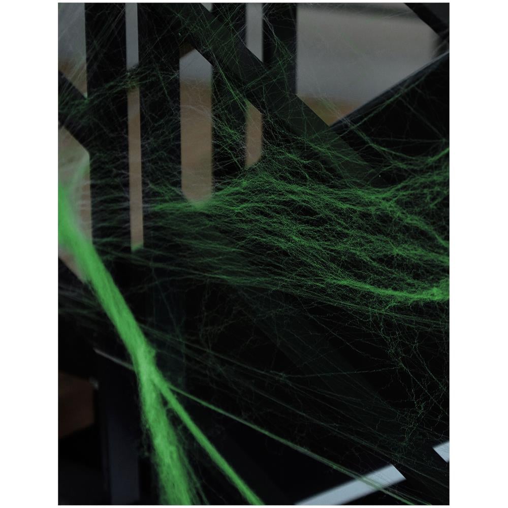 Decorazione Halloween: Ragnatela Fluorescente Taglia Unica - Foto 2