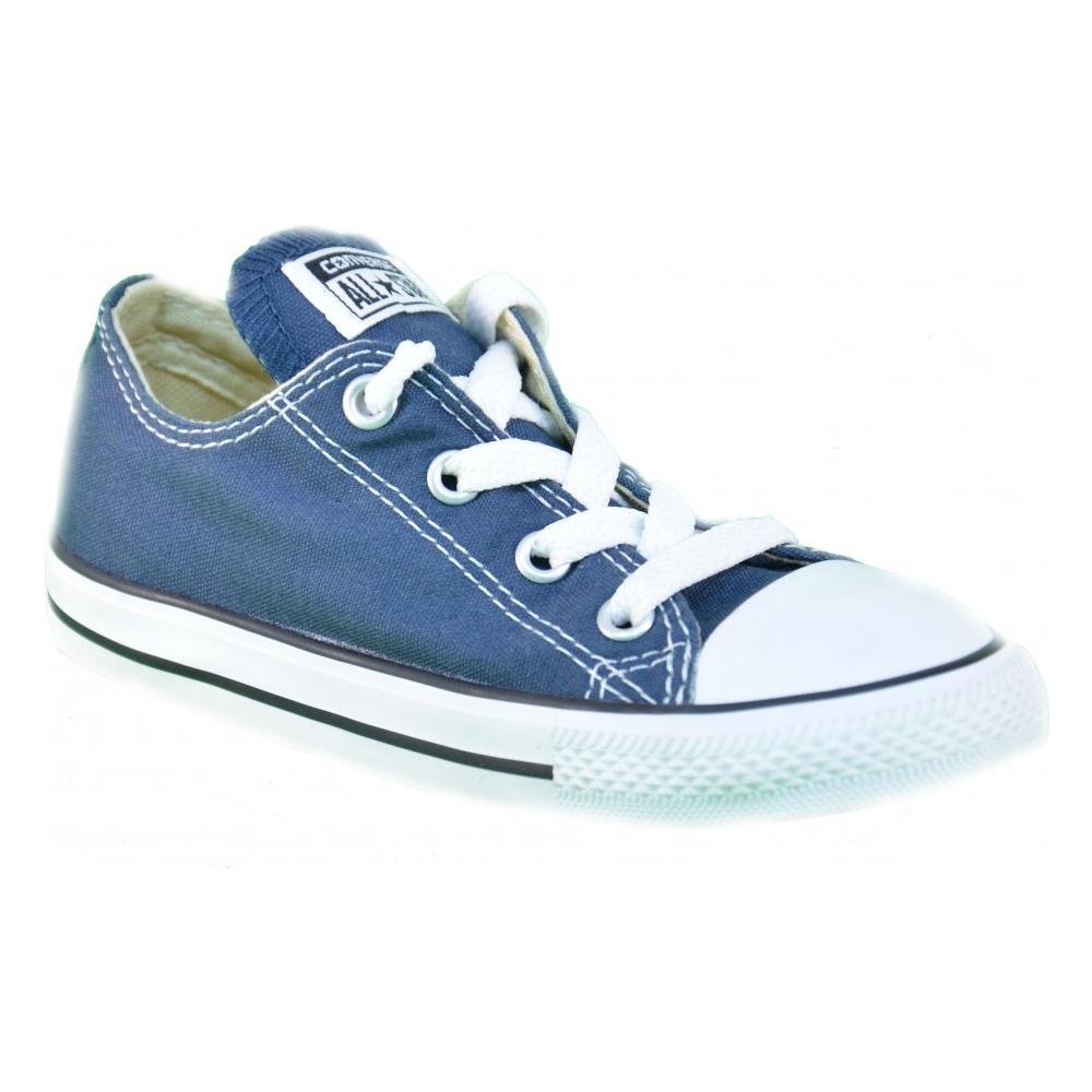 All Star Scarpe Sportive Bambino Blu Tela Lacci 7j237c numero 22 - Foto 1